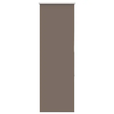 vidaXL Zatemnitvena rolo senčila kavne barve 40x175 cm, širina blaga 35,7 cm, poliester