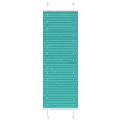 vidaXL Plisirana žaluzija petrolejno zelena 50x100 cm širina blaga 49,4 cm poliester