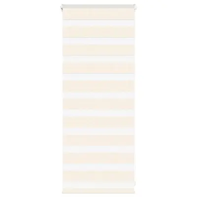 vidaXL Zebra zavesa marmor bež 65x100 cm širina blaga 60,9 cm poliester