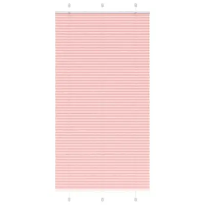 vidaXL Plisirana zavesa roza 110x200 cm širina blaga 109,4 cm poliester