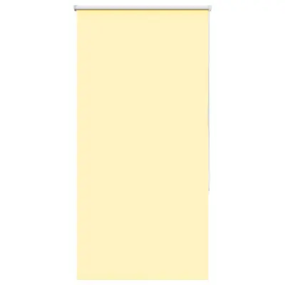 vidaXL Rolo zavesa zatemnitvena rumena 75x150 cm širina blaga 70,7 cm poliester