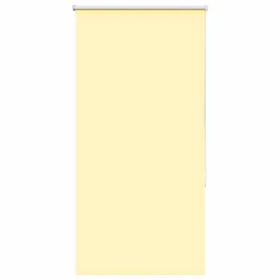 vidaXL Rolo zavesa zatemnitvena rumena 80x150 cm širina blaga 75,7 cm poliester