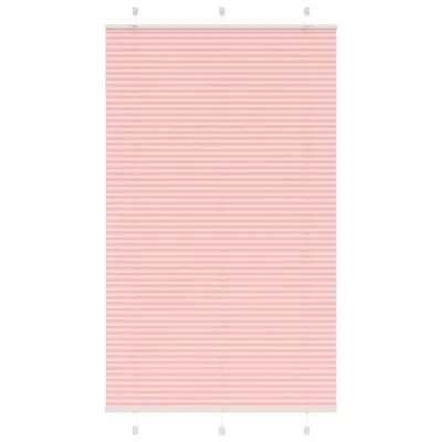 vidaXL Plisirana zavesa roza 120x200 cm, širina blaga 119,4 cm, poliester