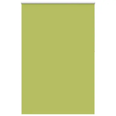 vidaXL Rolo zatemnitvena zavesa z listi zelene barve 145x230 cm, širina blaga 141,6 cm, poliester