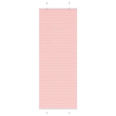 vidaXL Plisirana zavesa roza 70x200 cm širina blaga 69,4 cm poliester