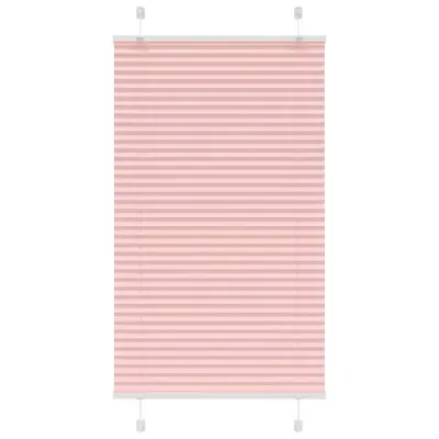 vidaXL Plisirana zavesa roza 70x150 cm širina blaga 69,4 cm poliester