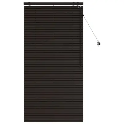 vidaXL Venecijanska žaluzija Temno rjava 90 x 160 cm 35 mm
