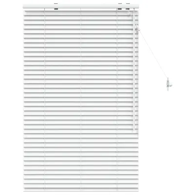 vidaXL Venecijanska žaluzija Bela 70 x 130 cm 35 mm
