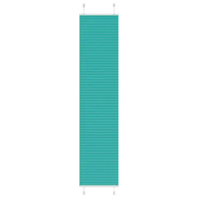 vidaXL Plisirana žaluzija petrolejno zelena 50x200 cm širina blaga 49,4 cm poliester