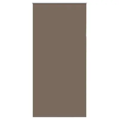 vidaXL Zatemnitvena rolo senčila kavne barve 105x210 cm, širina blaga 100,7 cm, poliester
