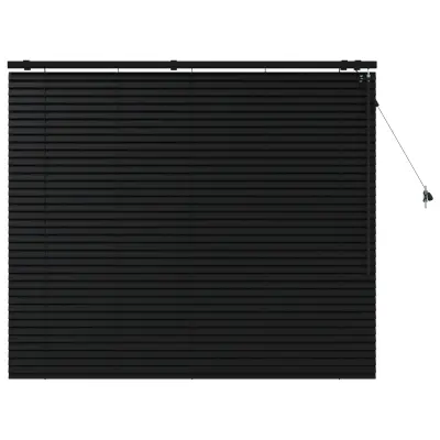 vidaXL Venecijanska žaluzija Črna 130 x 130 cm 35 mm