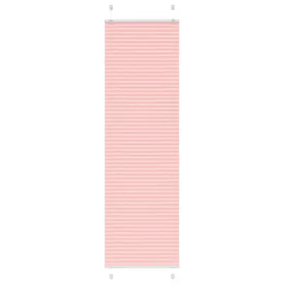 vidaXL Plisirana zavesa roza 60x200 cm širina blaga 59,4 cm poliester