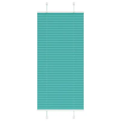 vidaXL Plisirana žaluzija petrolejno zelena 60x150 cm širina blaga 59,4 cm poliester