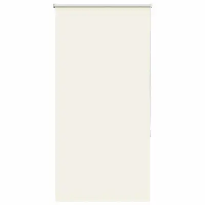 vidaXL Zatemnitvena rolo senčila umazano bela 75x175 cm, širina blaga 70,7 cm, poliester