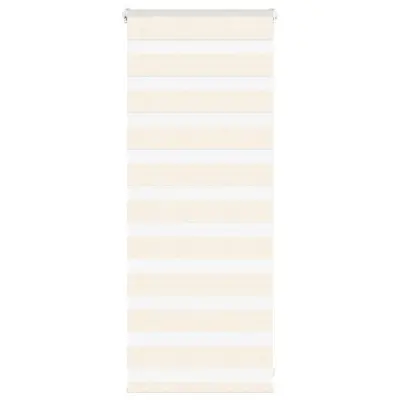 vidaXL Zebra zavesa marmor bež 55x100 cm širina blaga 50,9 cm poliester
