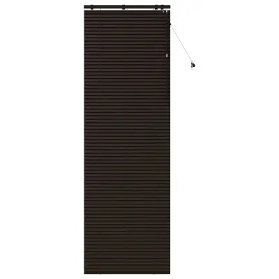 vidaXL Venecijanska žaluzija Temno rjava 70 x 250 cm 35 mm