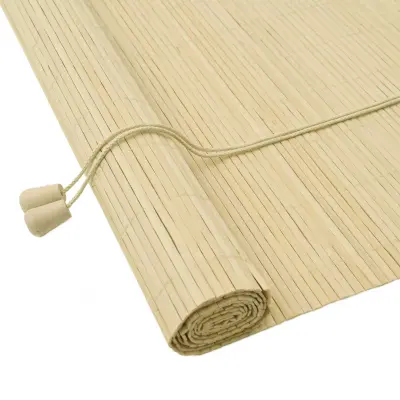 vidaXL Rolo Naravna 130 x 160 cm Bambus