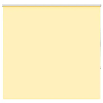 vidaXL Rolo zavesa zatemnitvena rumena 155x130 cm širina blaga 151,6 cm poliester