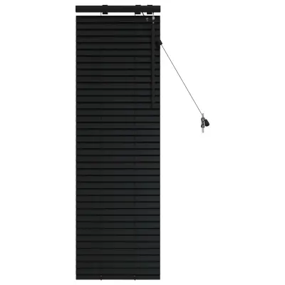 vidaXL Venecijanska žaluzija Črna 45 x 130 cm 35 mm