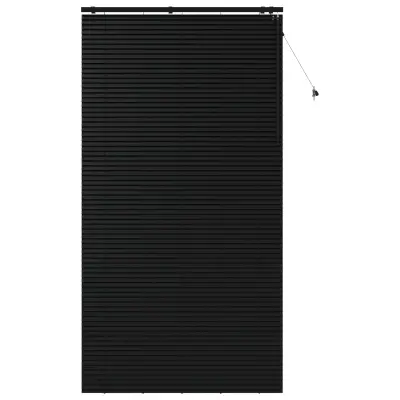 vidaXL Venecijanska žaluzija Črna 140 x 250 cm 35 mm