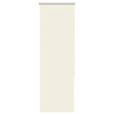 vidaXL Zatemnitvena rolo senčila umazano bela 50x175 cm, širina blaga 45,7 cm, poliester