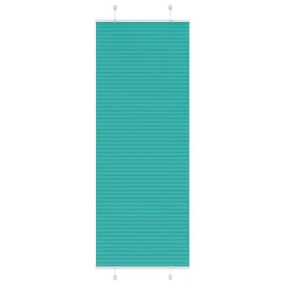 vidaXL Plisirana žaluzija petrolejno zelena 80x200 cm širina blaga 79,4 cm poliester