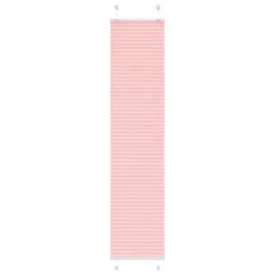 vidaXL Plisirana zavesa roza 45x200 cm širina blaga 44,4 cm poliester