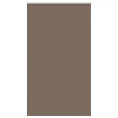 vidaXL Zatemnitvena rolo senčila kavne barve 125x210 cm, širina blaga 121,6 cm, poliester