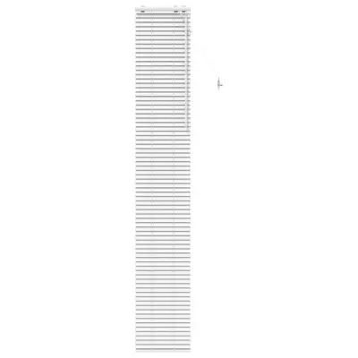 vidaXL Venecijanska žaluzija Bela 40 x 250 cm 35 mm