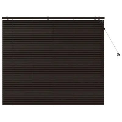 vidaXL Venecijanska žaluzija Temno rjava 150 x 130 cm 35 mm