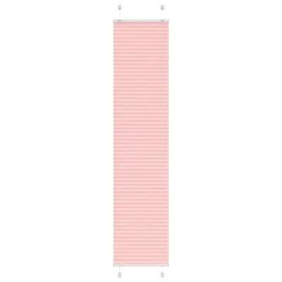 vidaXL Plisirana zavesa roza 40x200 cm širina blaga 39,4 cm poliester
