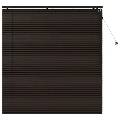 vidaXL Venecijanska žaluzija Temno rjava 145 x 160 cm 35 mm