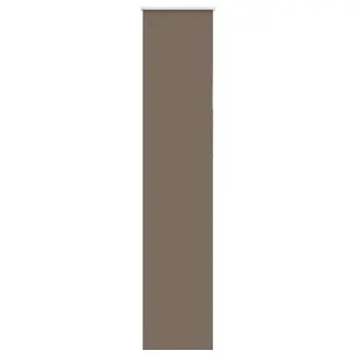 vidaXL Zatemnitvena rolo senčila kavne barve 55x210 cm, širina blaga 50,7 cm, poliester