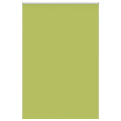vidaXL Rolo zatemnitvena zavesa z listi zelene barve 145x210 cm, širina blaga 141,6 cm, poliester