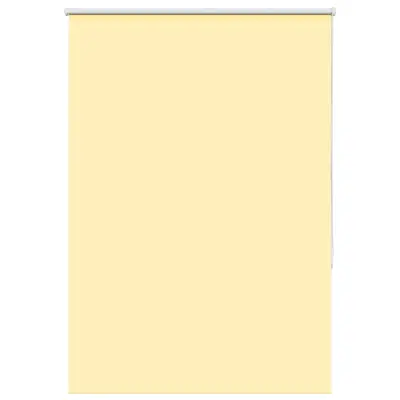vidaXL Rolo zavesa zatemnitvena rumena 115x130 cm širina blaga 110,7 cm poliester
