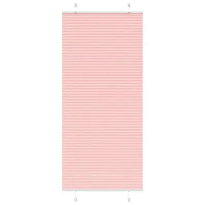 vidaXL Plisirana zavesa roza 85x200 cm širina blaga 84,4 cm poliester