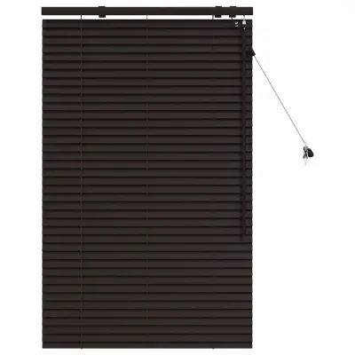 vidaXL Venecijanska žaluzija Temno rjava 75 x 130 cm 35 mm