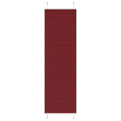vidaXL Plisirana žaluzija bordo rdeča 60x200 cm širina blaga 59,4 cm poliester