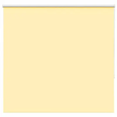 vidaXL Rolo zavesa zatemnitvena rumena 145x175 cm širina blaga 141,6 cm poliester