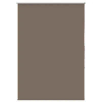 vidaXL Zatemnitvena rolo senčila kavne barve 90x130 cm, širina blaga 85,7 cm, poliester