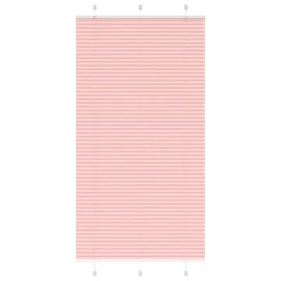 vidaXL Plisirana zavesa roza 105x200 cm širina blaga 104,4 cm poliester