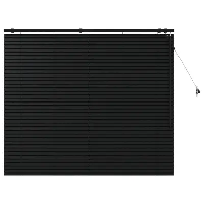 vidaXL Venecijanska žaluzija Črna 150 x 130 cm 35 mm