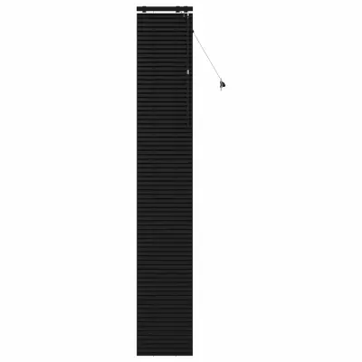 vidaXL Venecijanska žaluzija Črna 50 x 250 cm 35 mm