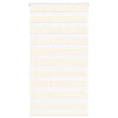 vidaXL Zebra zavesa marmor bež 90x100 cm širina blaga 85,9 cm poliester