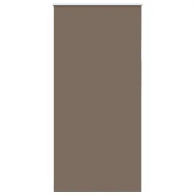 vidaXL Zatemnitvena rolo senčila kavne barve 110x210 cm, širina blaga 105,7 cm, poliester