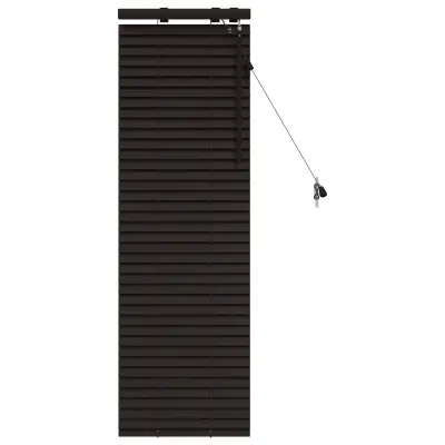 vidaXL Venecijanska žaluzija Temno rjava 45 x 130 cm 35 mm