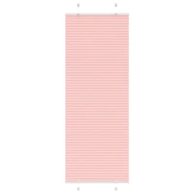 vidaXL Plisirana zavesa roza 80x200 cm širina blaga 79,4 cm poliester