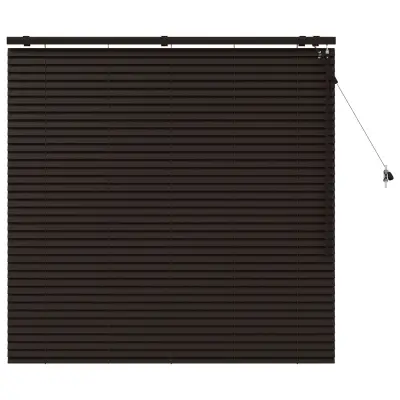 vidaXL Venecijanska žaluzija Temno rjava 135 x 130 cm 35 mm