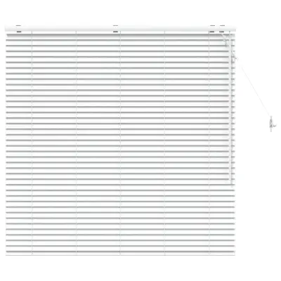 vidaXL Venecijanska žaluzija Bela 125 x 130 cm 35 mm