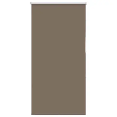 vidaXL Zatemnitvena rolo senčila kavne barve 65x130 cm, širina blaga 60,7 cm, poliester